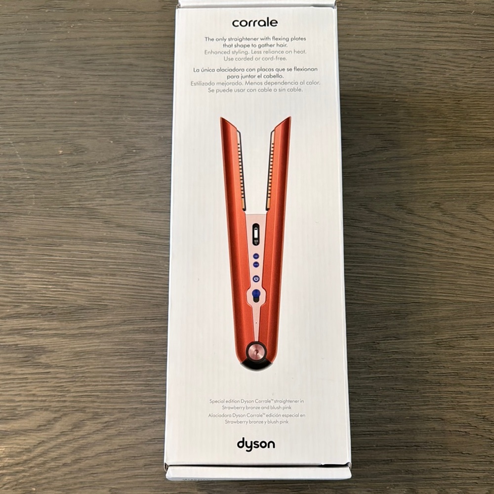 Dyson Corrale Hair Straightener Strawberry Bronze SPECIAL EDITION